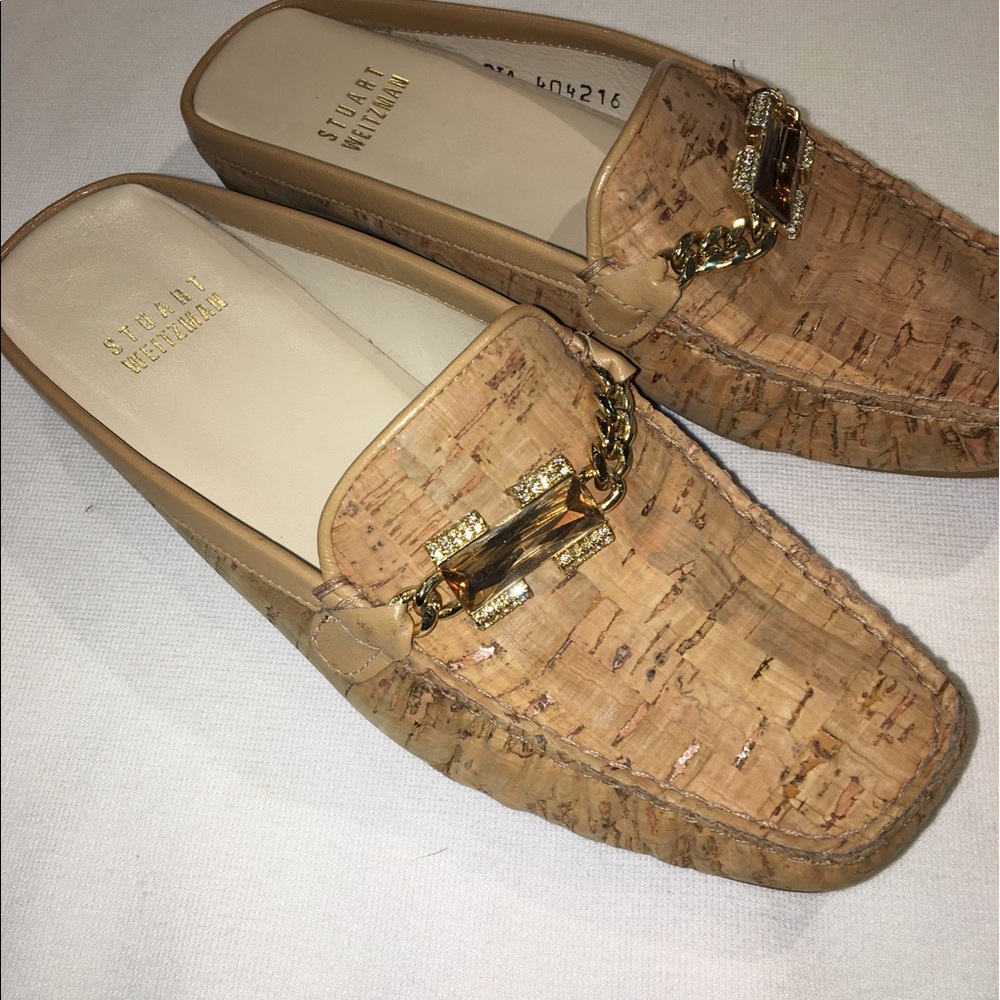 Stuart Whitman Cork Mules